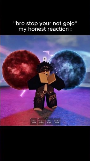 would i lose? nah, i'd win. #gojo #roblox