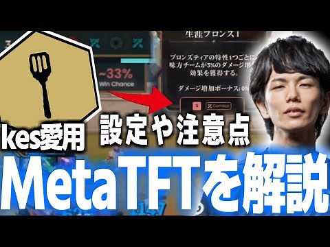 【解説】kes愛用！MetaTFTの使い方・設定・注意点を解説【TFT】