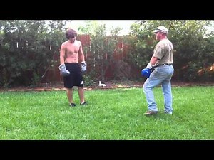 Boxing Dad vs Son
