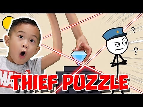 Steal Items in Thief Puzzle Fun Games for Kids with Kaven!
