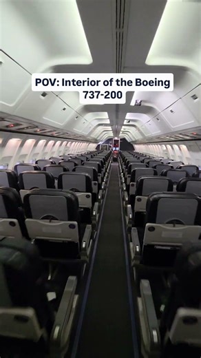 Interior of the Boeing 737-200 #Shorts