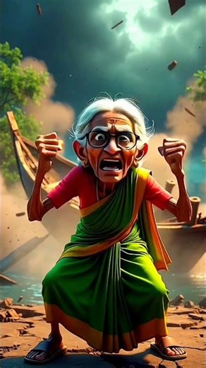 🚌💨👵 Grandma’s Epic Showdown with a Self-Driving Bus – Who Wins? 🥊😆