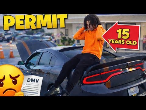 GETTING MY PERMIT IN A HELLCAT AT 15 🔥