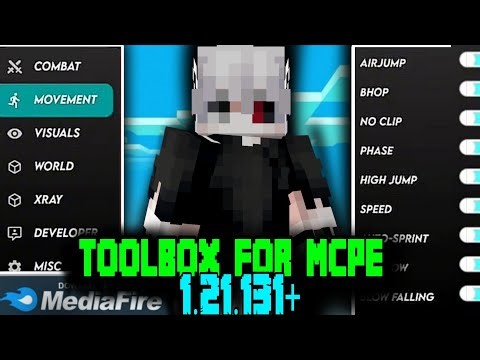 MCPE Toolbox 1.21.131+ | Ultimate 32-Bit Hack – Extreme Features!