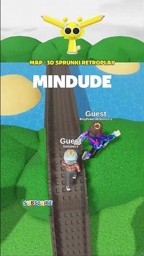 Pyramixed Penz Simon in 3D SPRUNKI RETROPLAY #mindude #roblox #sprunki