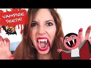How to Make Vampire Fangs at Home | Easy DIY Halloween Teeth!