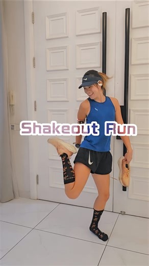 Shakeout Run 轻轻唤醒身体节奏 让身体准备好明天的比赛 Keeping it light and easy today just letting the body flow. Tomorrow, we race with rhythm #shakeoutrun #runnervibes #racedayready | Jessie Cloud