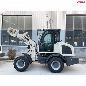 [Hot Item] Engineering Machinery Minimum Turning Radius 360 Grab Fork Small Mini Wheel Loader