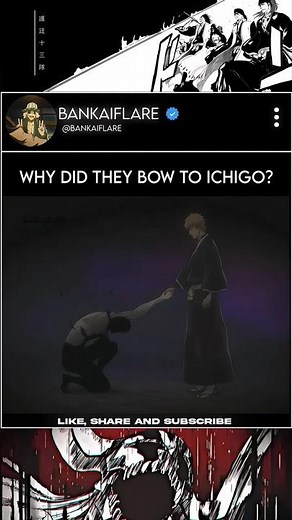 Asauchi Bowed to Ichigo 🔥 | Bleach edit | Bleach best moments