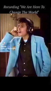 2K views · 124 reactions | Michael Jackson in the studio Recording *We Are Here to Change The World" during Captai EO session -1985. | Mary Jayne S. Sade | Facebook