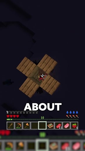 Bloodmoon in Minecraft 😟#minecraft #mudflap #minecraftmods #fyp