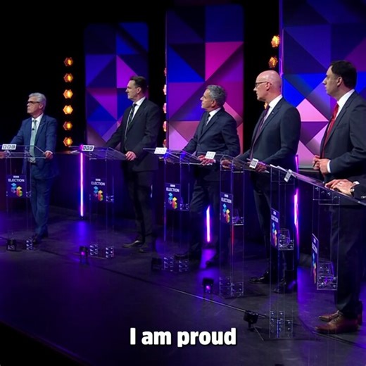 One of the best performances of last night’s debate @Ross_Greer Carrying on in The Green Party style of calling out the motives behind Reform and Tories; delivering clear policies that benefit us all instead of a few; intelligent and articulate. Quite impressive