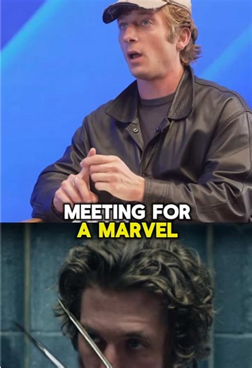 Jeremy Allen White talks failed Marvel meeting👀 #jeremyallenwhite #marvelstudios #marvelcomics #wolverine #marveltok
