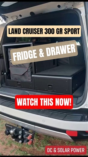 Toyota Land Cruiser 300 GR Sport Fridge Slider & Drawer System