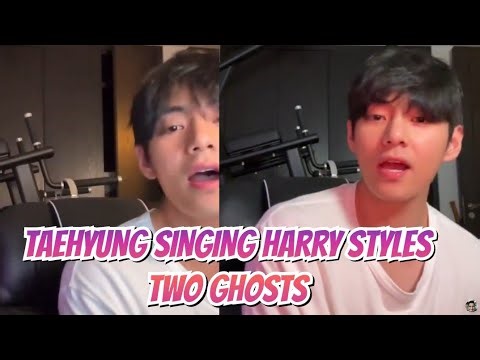 BTS Taehyung Singing Two Ghosts by Harry Styles on Weverse Live Sept 7 2025