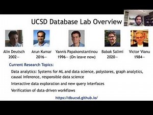 UC San Diego Database Lab Overview