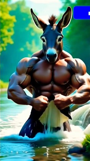 Bodybuilder 💪 Dunky Man #viral #cartton #shortvideos #shorts #youtubeshorts