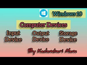 Computer device (input,output and storage device)