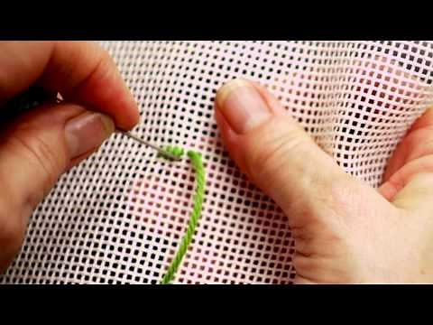 How to Victorian Cross Stitch (left hand) - Elizabeth Bradley