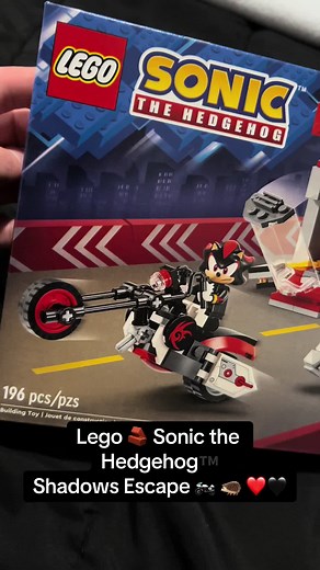 Lego 🧱 Sonic the Hedgehog™️ Shadows Escape 🏍️🦔❤️🖤 #sonic #sonicthehedgehog #lego #legosonic #sega #shadowthehedgehog