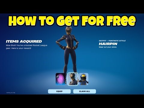 How to get free Hairpin Skin from Rocket League