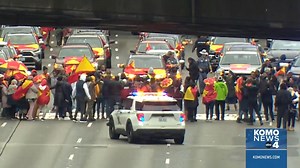 All lanes of NB I-5 reopen in downtown Seattle following protest