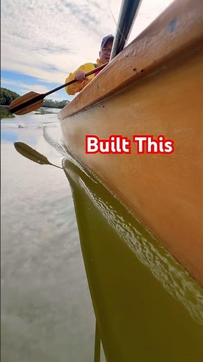 Built it! Paddle it! Love it! #canoe #diy #plywoodcanoe #canoeing #live #me