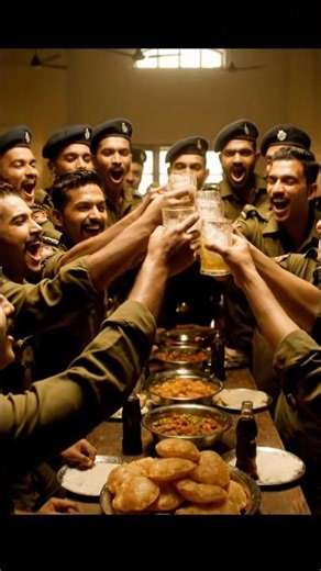 Real Indian Army Soldiers Eating and cheers Delicious🇮🇳🍜 Food #shorts #trending #army