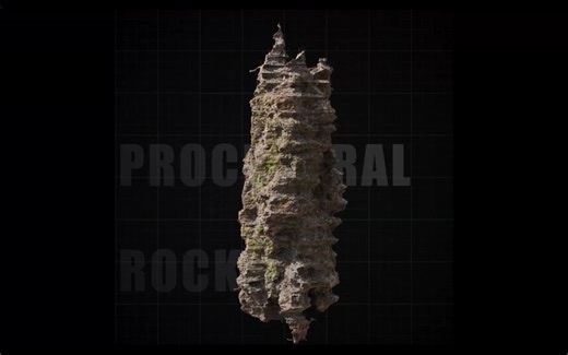 峡谷&石头Houdini Procedural Modelling Rock for Beginner
