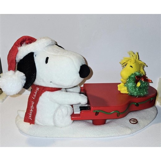 Hallmark Peanuts Animated Snoopy & Woodstock Piano Music Lights Tested Works! - Etsy