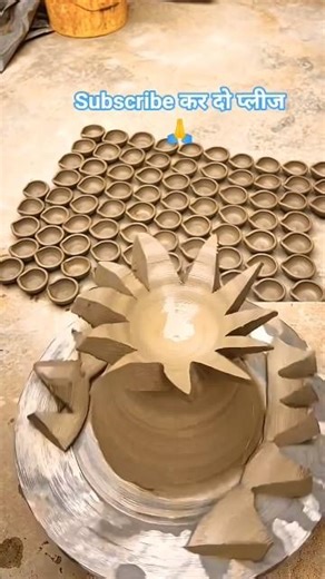 Traditional Clay Plate Making Complete process. #viral #shorts #yt #clay #claycraft