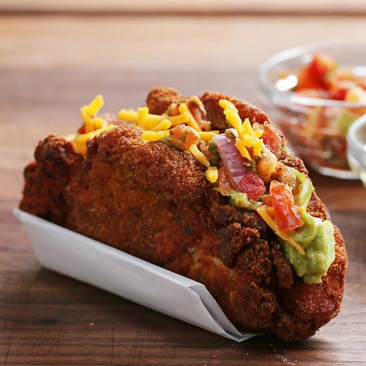 When your favs finally do a collab 🍗🌮 Take our survey about your groceries habits: https://bit.ly/2xPuJdd | Tasty