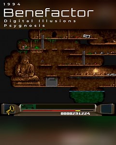 "Benefactor"​‍​‌‍​‍‌ to gra platformowa opracowana przez szwedzkie studio Digital Illusions i wydana, na komputery Amiga, w 1994 r. przez Psygnosis. "Benefactor" to mieszanka gry platformowej i logicznej. Gracz wciela się w postać Bena E. Factora, który po rezygnacji z kariery wojskowej postanawia zostać bohaterem. Gra jest pełna wyzwań i wymaga strategicznego myślenia, co sprawia, że każda plansza jest unikalna a jej przejście satysfakcjonujące. Proponuję przejść sobie z... 60 poziomów ;) Świet