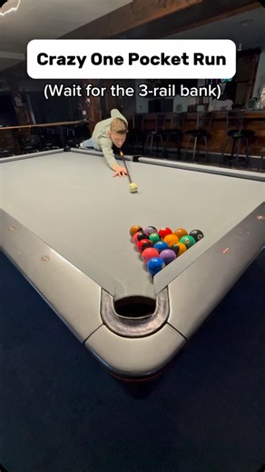 Traveling Pool Hustler 🎱 on Instagram: "The 3-rail bank 🤯🤯🤯 #fyp #billiards #onepocket #pooldrills"