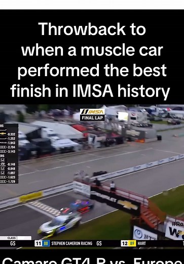 Camaro GT4.R's Historic IMSA Performance at Road America