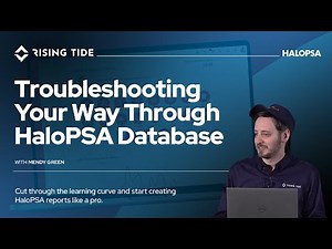 Learning (troubleshooting) Your Way Through HaloPSA Database