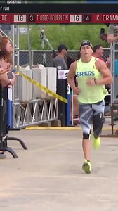 259K views · 1.4K reactions | At the 2017 CrossFit Games, Sam “The Engine” Briggs — who was 35 years old at the time — nearly lapped her competitors as she cruised through rounds of a 450-m run and 70-lb hay bale clean burpee in Madison Triplet, using her competition experience and fitness ability to dominate the field. | The CrossFit Games | Facebook