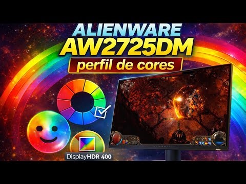Perfil de Cores para o Monitor Alienware AW2725DM 