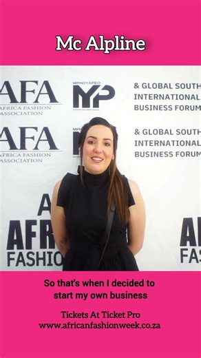 From Fashion Buyer to Designer/Mc Alpline AFW Interview