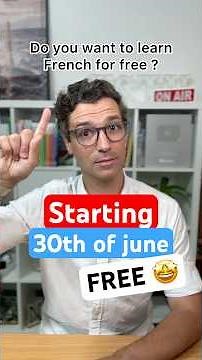 French course FOR FREE 🤩