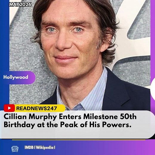 Cillian Murphy Enters Milestone 50th Birthday at the Peak of His Powers.