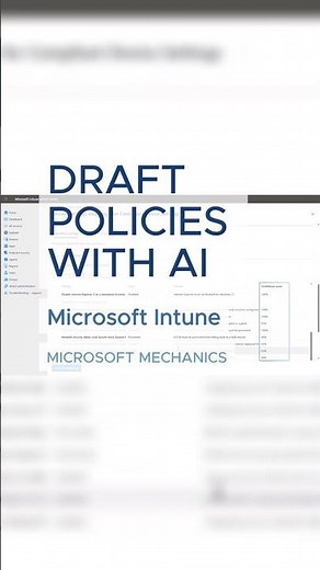 Generate Intune policy drafts. #MicrosoftIntune #CyberSecurity #ITAutomation #MicrosoftSecurity