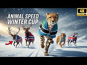 ❄️ EPIC ANIMAL RACE WINTER CUP | Ultimate Snowfield Animal Race 2025