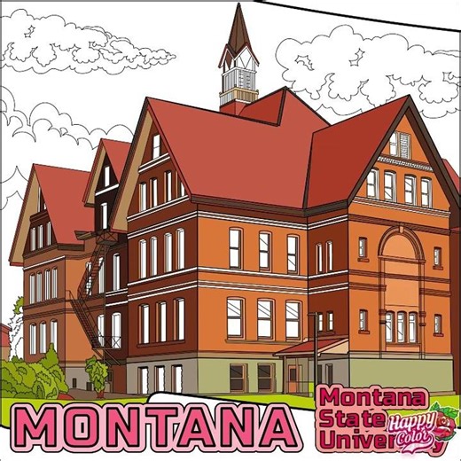 [Happy Color] Montana State University, Bozeman, MT, USA 🇺🇸
