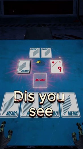Did you see... that? - Memo R.I.P. #indiegame