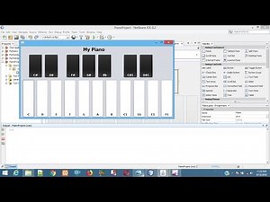 Java NetBeans Tutorial | How to make a piano in Java using Netbeans
