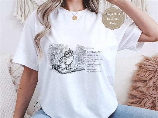 Librarian Definition Shirt | Funny Library Cat Tee | Book Ninja Women Gift | Librarian Appreciation - Etsy