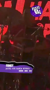 Funky haciendo Aquel que Había muerto de Vico C en Buenos Aires 2022 | Palau Español