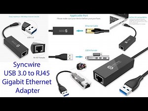 Syncwire USB 3.0 to RJ45 Gigabit Ethernet Adapter