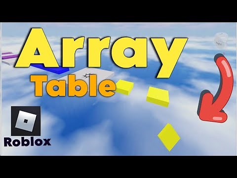 Array Table | Level 2 Scripting Roblox Studio